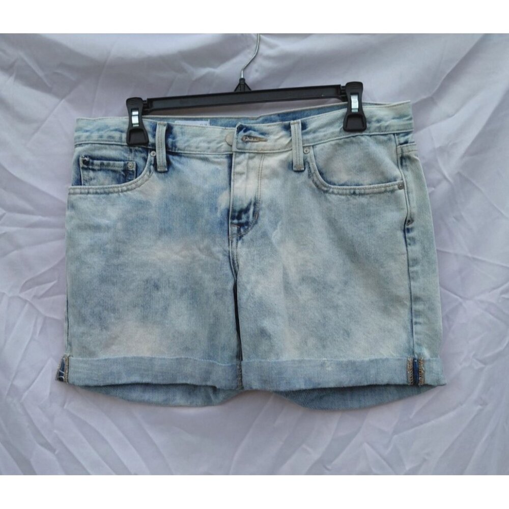 Gap 1969 Sexy Boyfriend Shorts Denim Light Acid Wash Sz 27 Mid Rise 5" Inseam‎